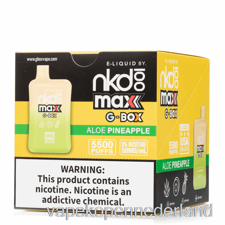 Elektronische Sigarettenvape [10-pack] Gbox X Naakt 100 5500 Wegwerp